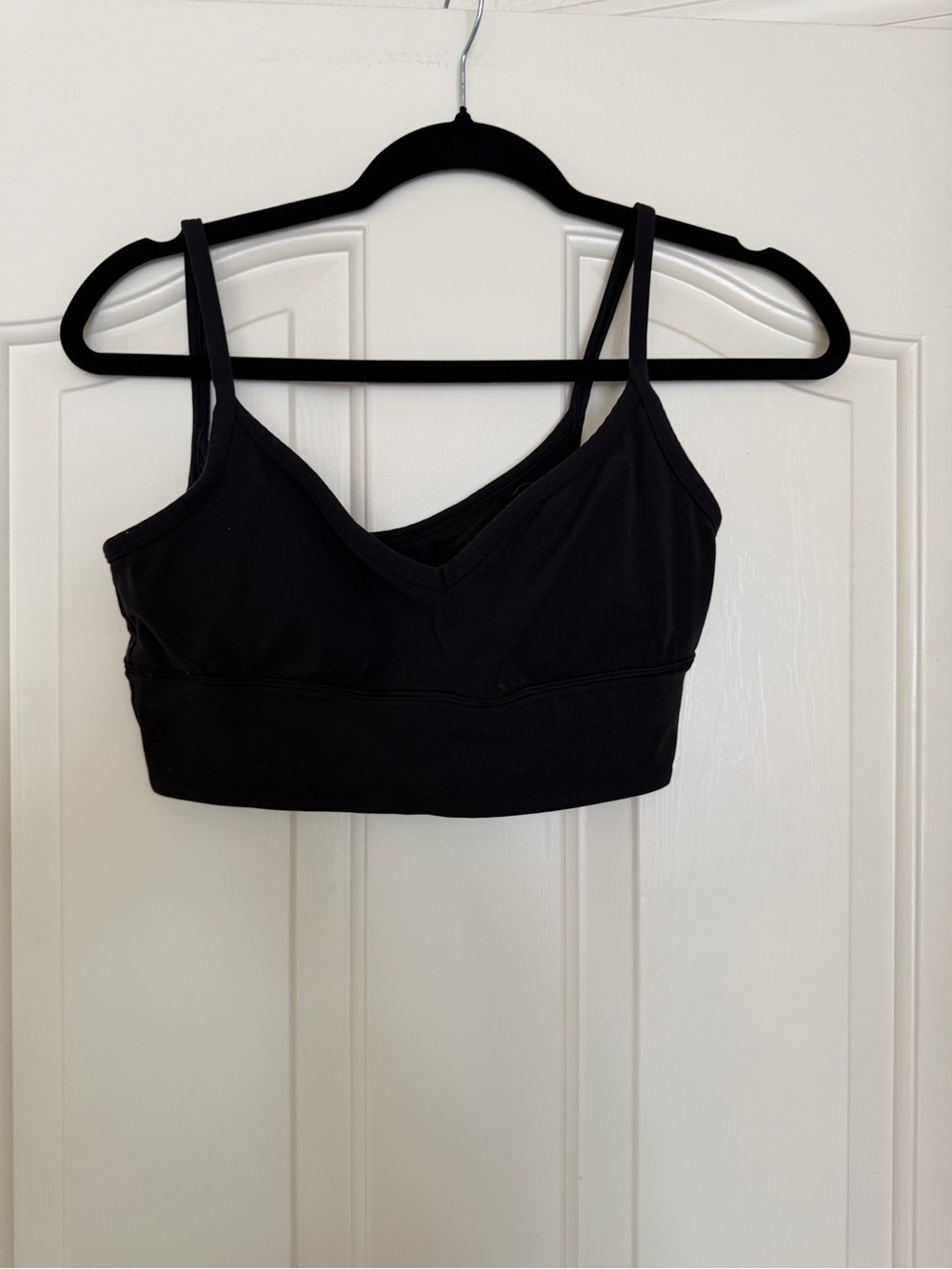lululemon athletica Black V-Neck Lightweight Sports Bralette